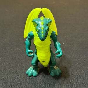 Fisher-Price Imaginext Castle Wizard Tower ActionTech Green/Yellow Dragon Figure